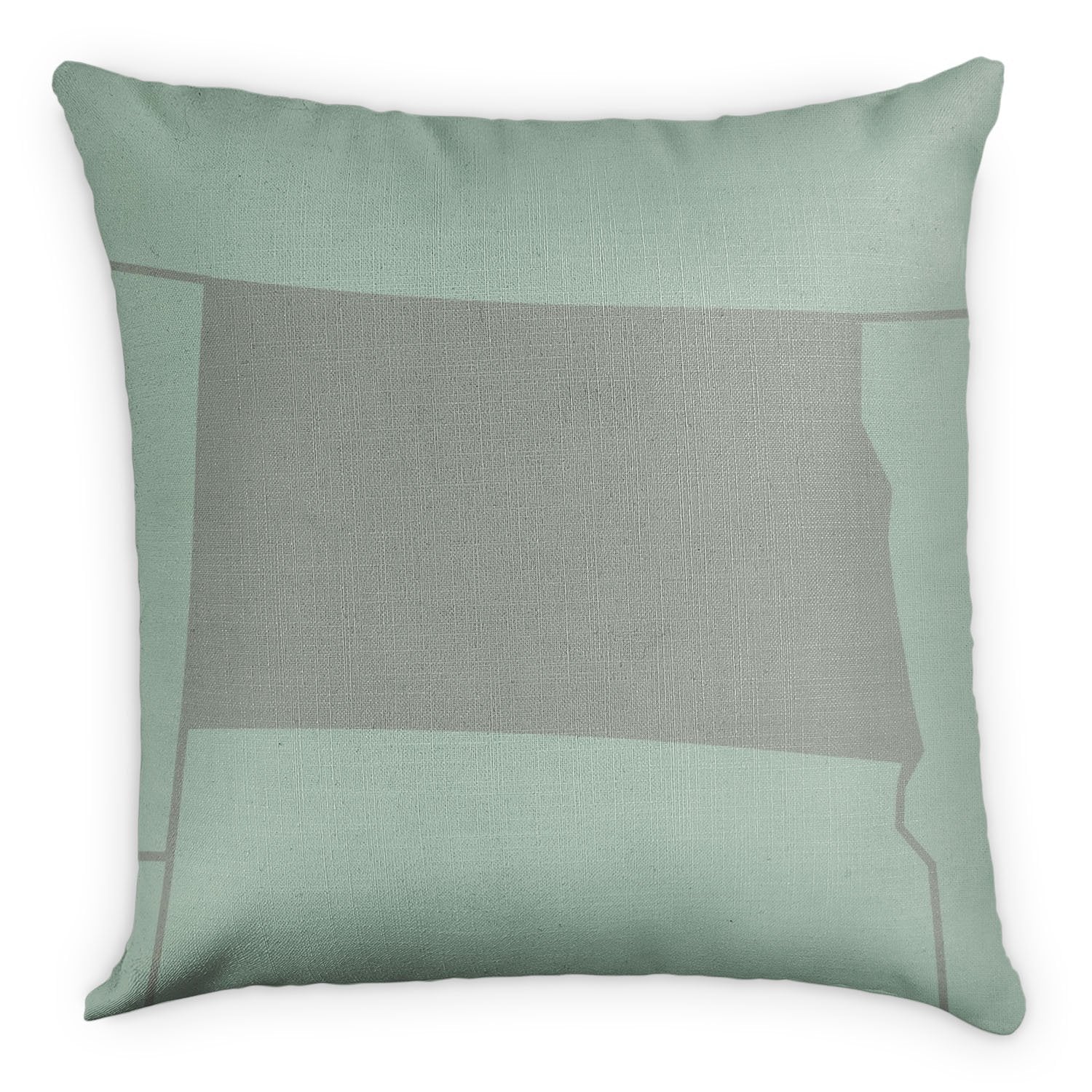 North Dakota Square Pillow - Linen -  - Knotty Tie Co.