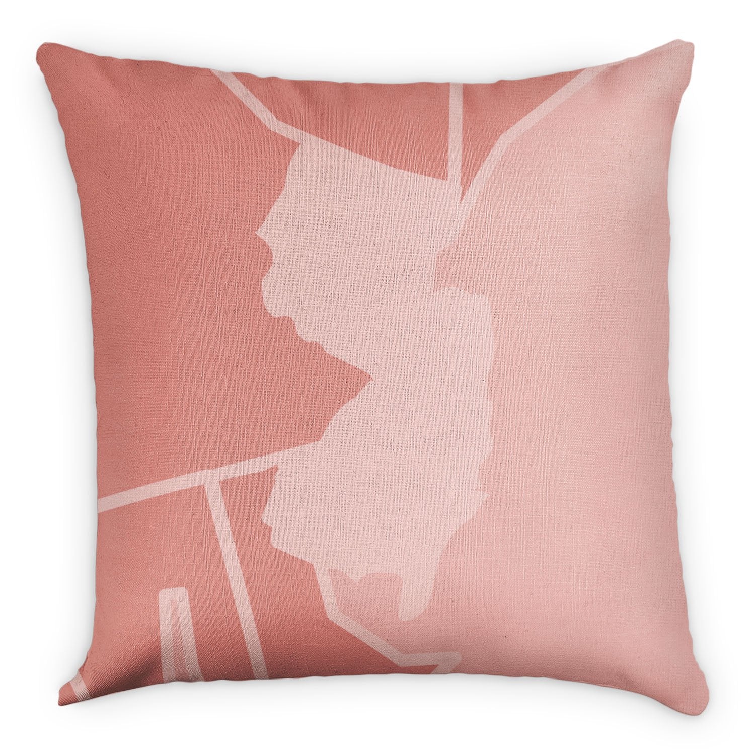 New Jersey Square Pillow - Linen -  - Knotty Tie Co.