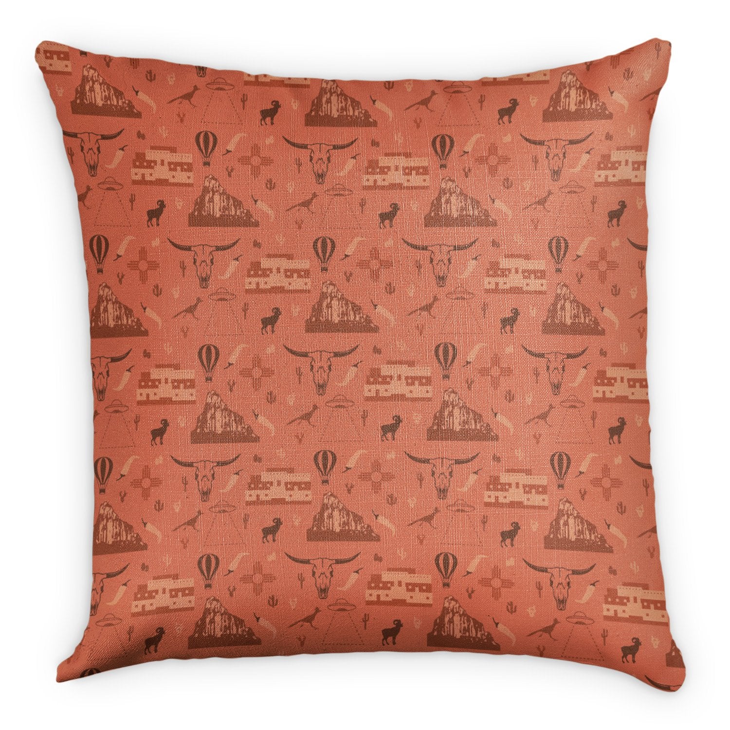 New Mexico Square Pillow -  -  - Knotty Tie Co.