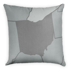 Ohio Square Pillow - Linen -  - Knotty Tie Co.