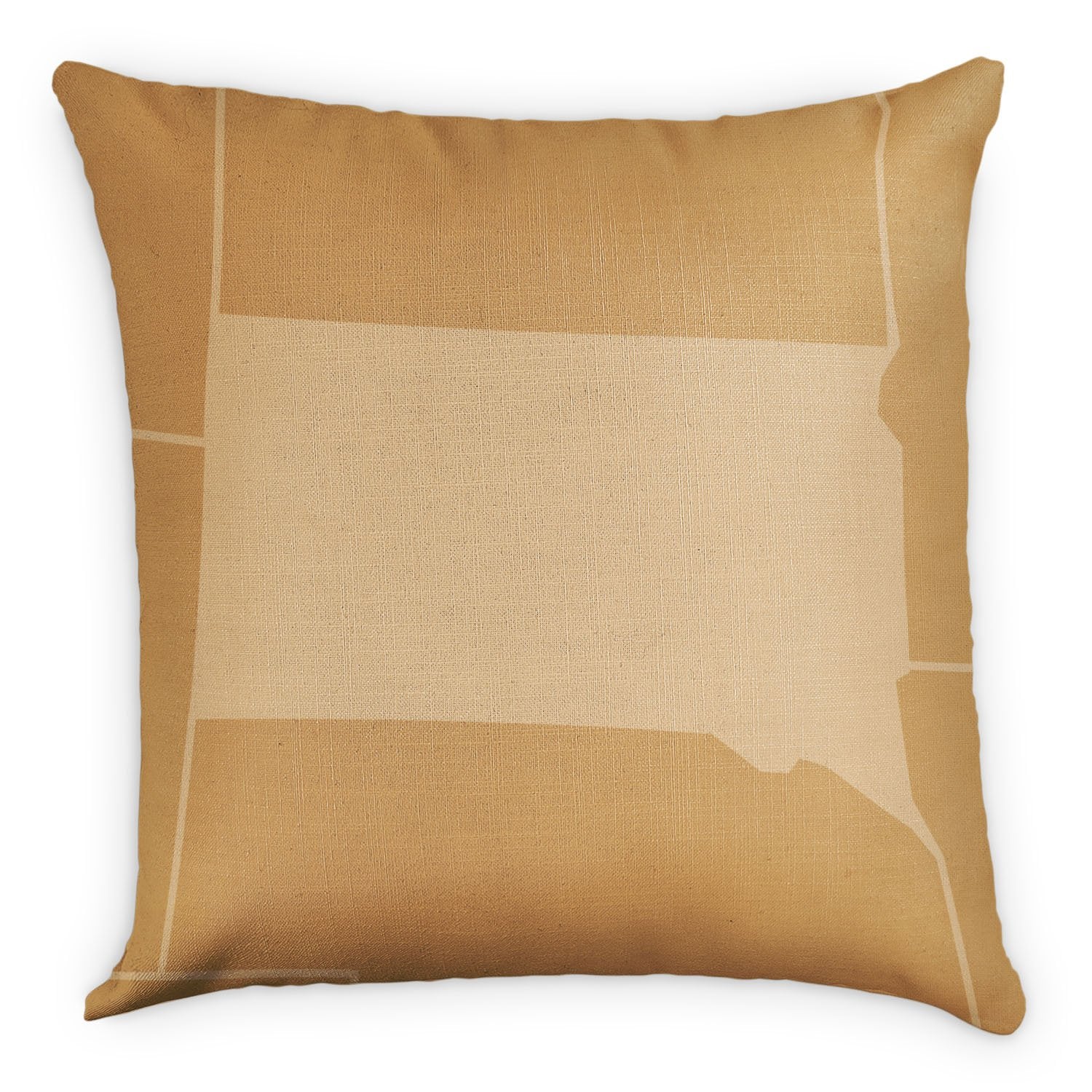 South Dakota Square Pillow - Linen -  - Knotty Tie Co.
