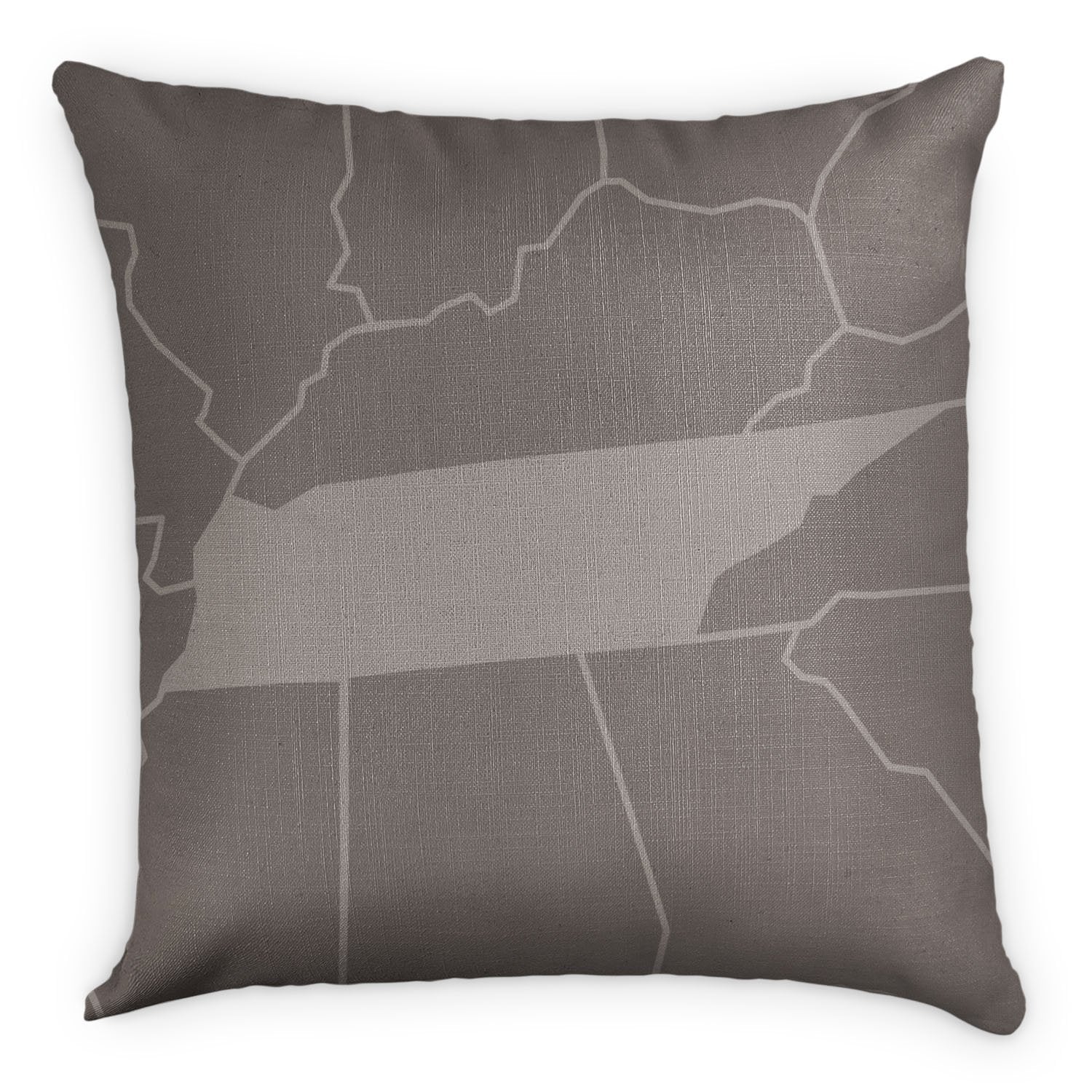Tennessee Square Pillow - Linen -  - Knotty Tie Co.