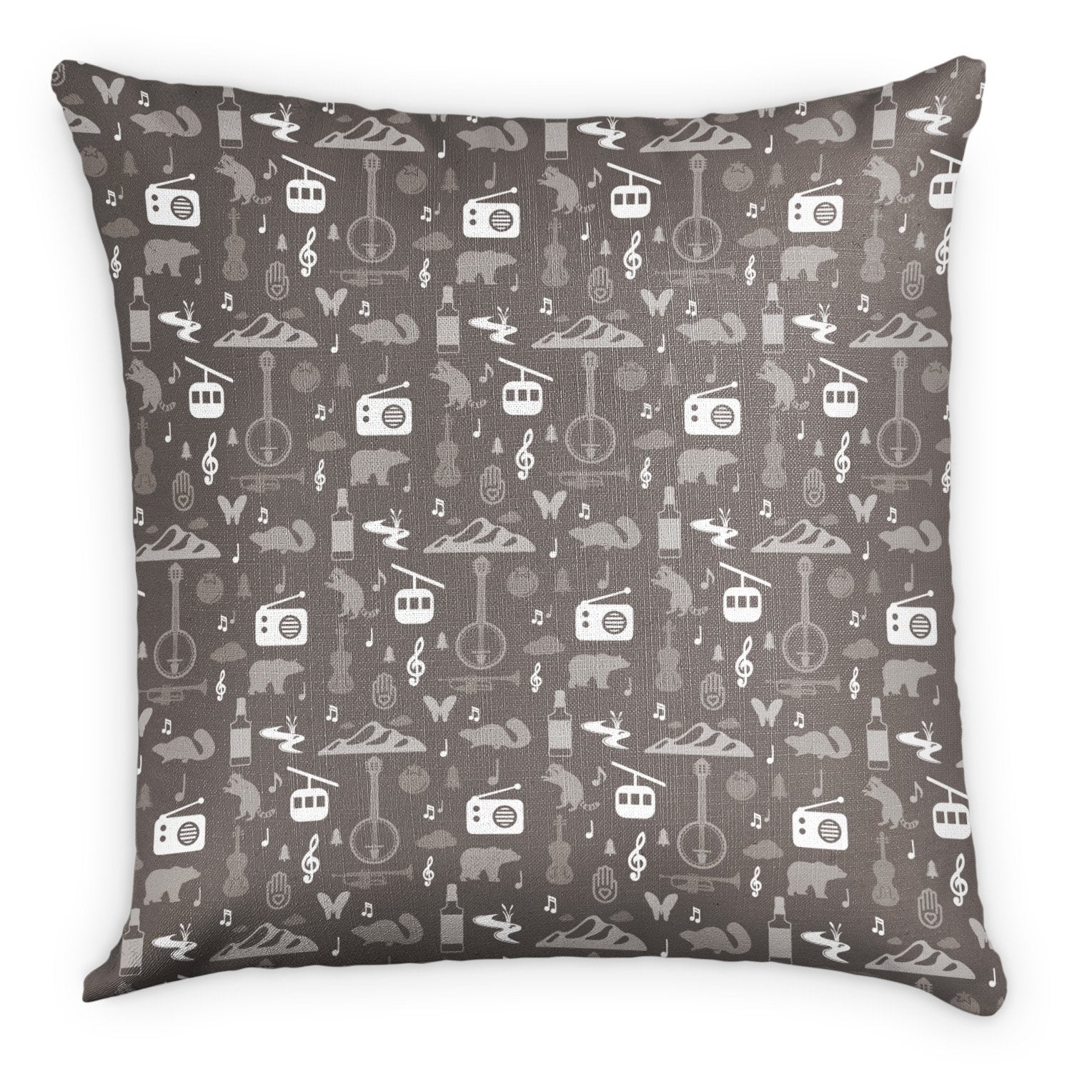 Tennessee Square Pillow -  -  - Knotty Tie Co.
