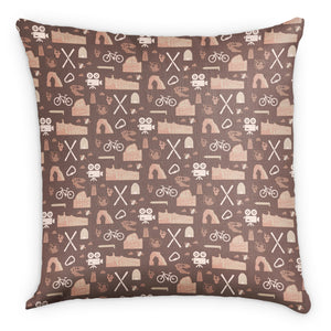 Utah Square Pillow -  -  - Knotty Tie Co.