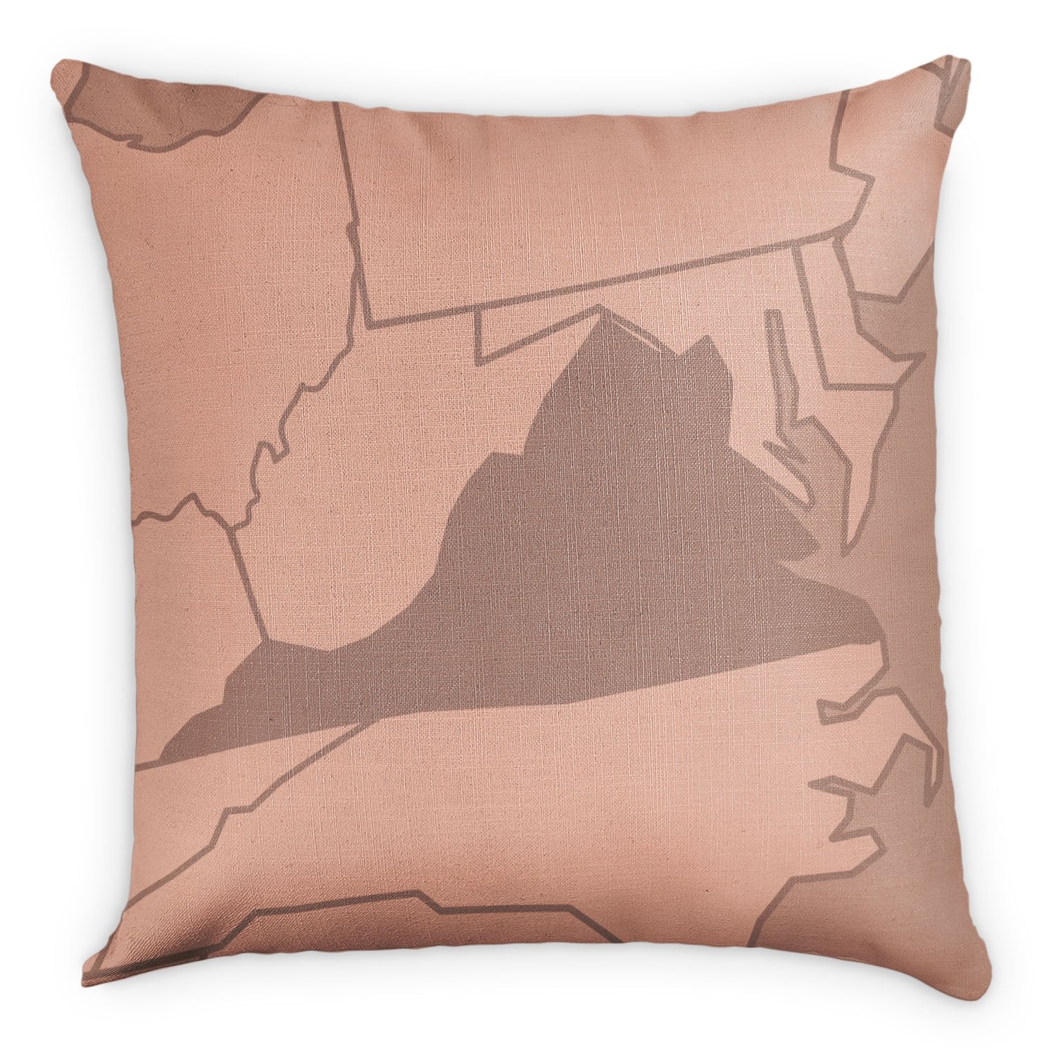 Virginia Square Pillow - Linen -  - Knotty Tie Co.