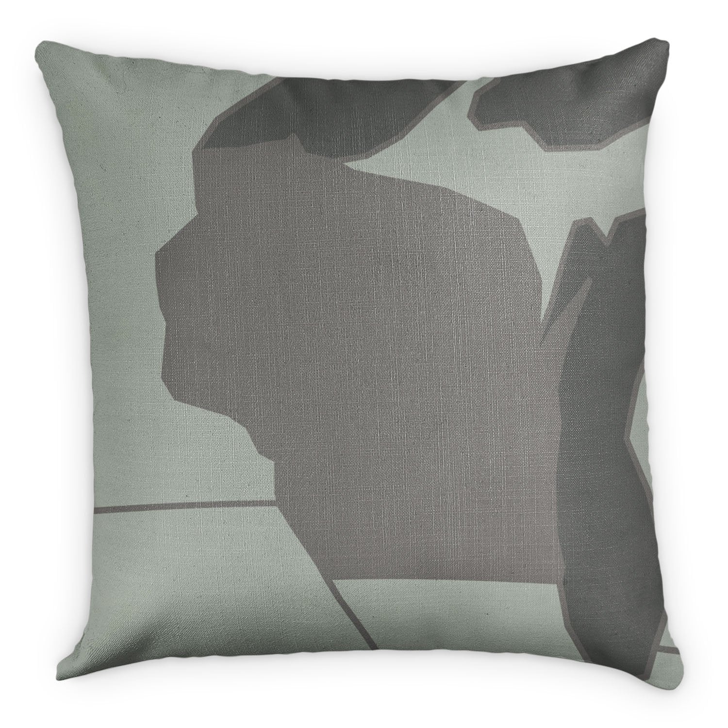 Wisconsin Square Pillow - Linen -  - Knotty Tie Co.