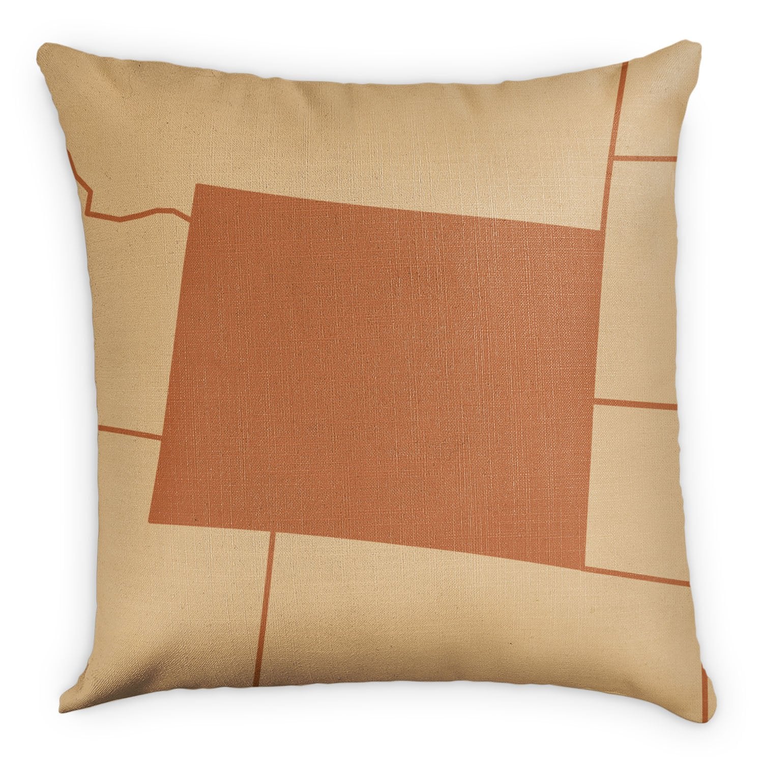 Wyoming Square Pillow - Linen -  - Knotty Tie Co.