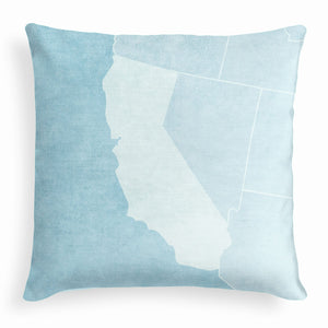 California Square Pillow - Velvet -  - Knotty Tie Co.
