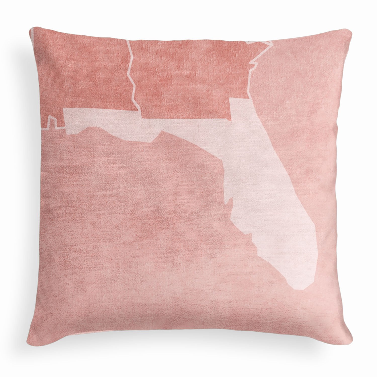 Florida Square Pillow - Velvet -  - Knotty Tie Co.