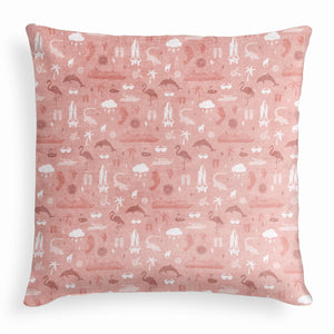 Florida Square Pillow -  -  - Knotty Tie Co.