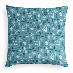 Hawaii Square Pillow -  -  - Knotty Tie Co.