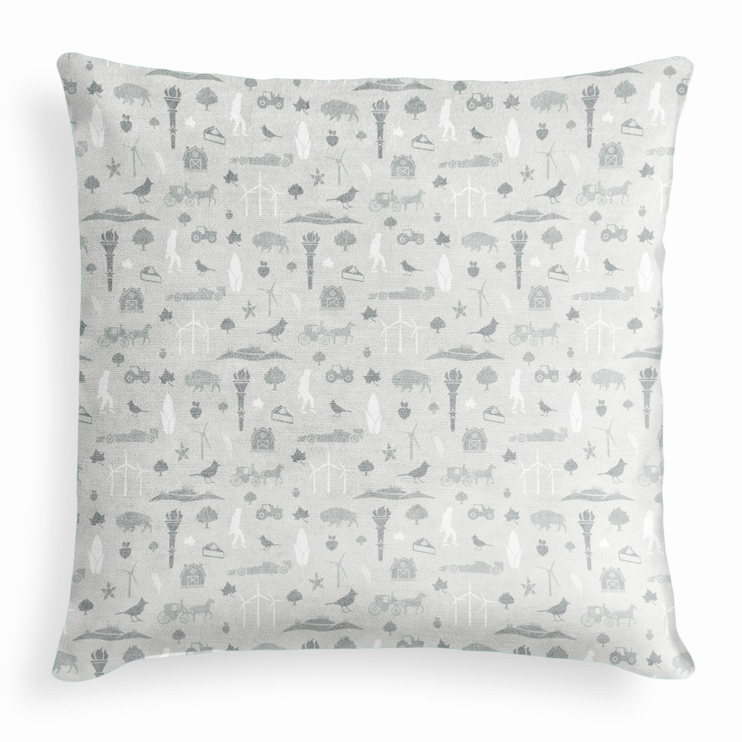 Indiana Square Pillow -  -  - Knotty Tie Co.