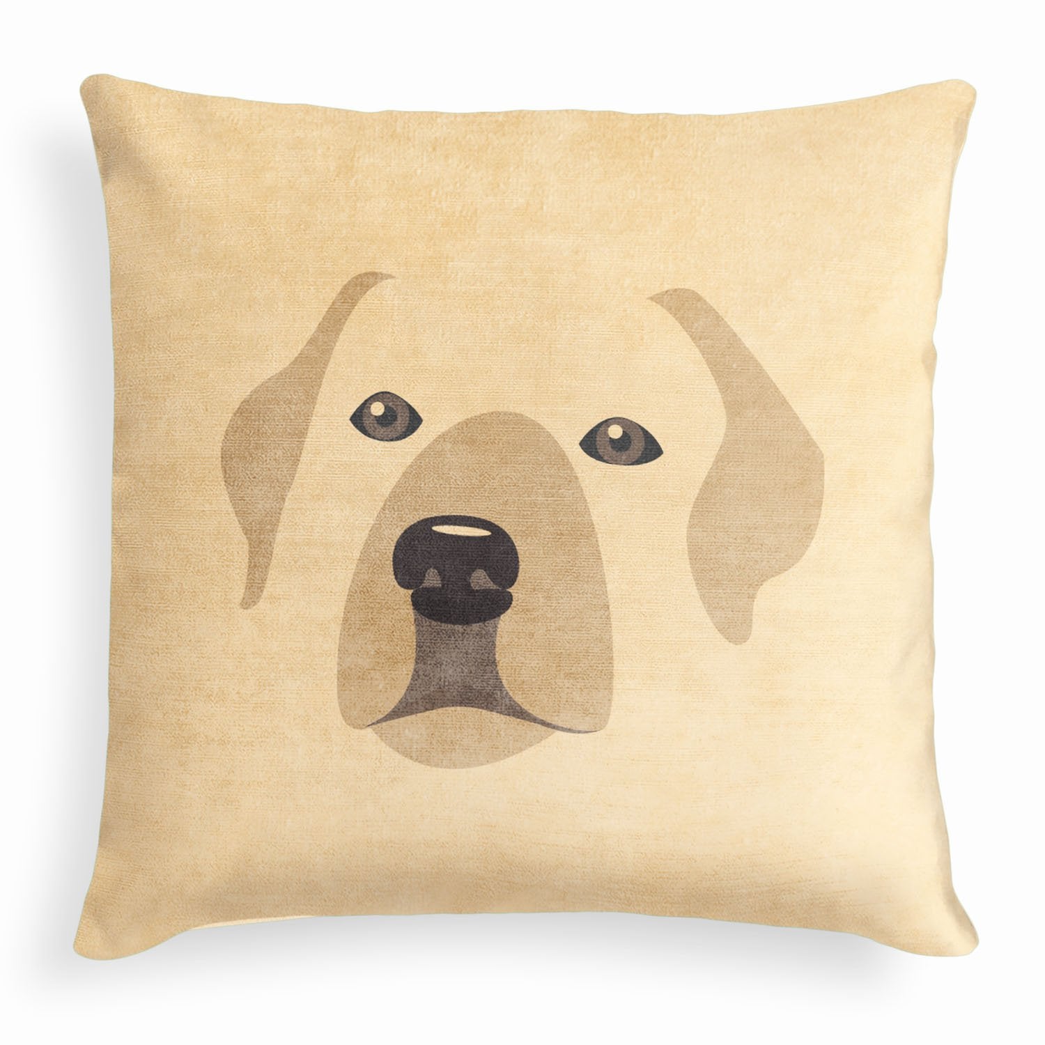 Labrador Retriever Square Pillow - Velvet -  - Knotty Tie Co.