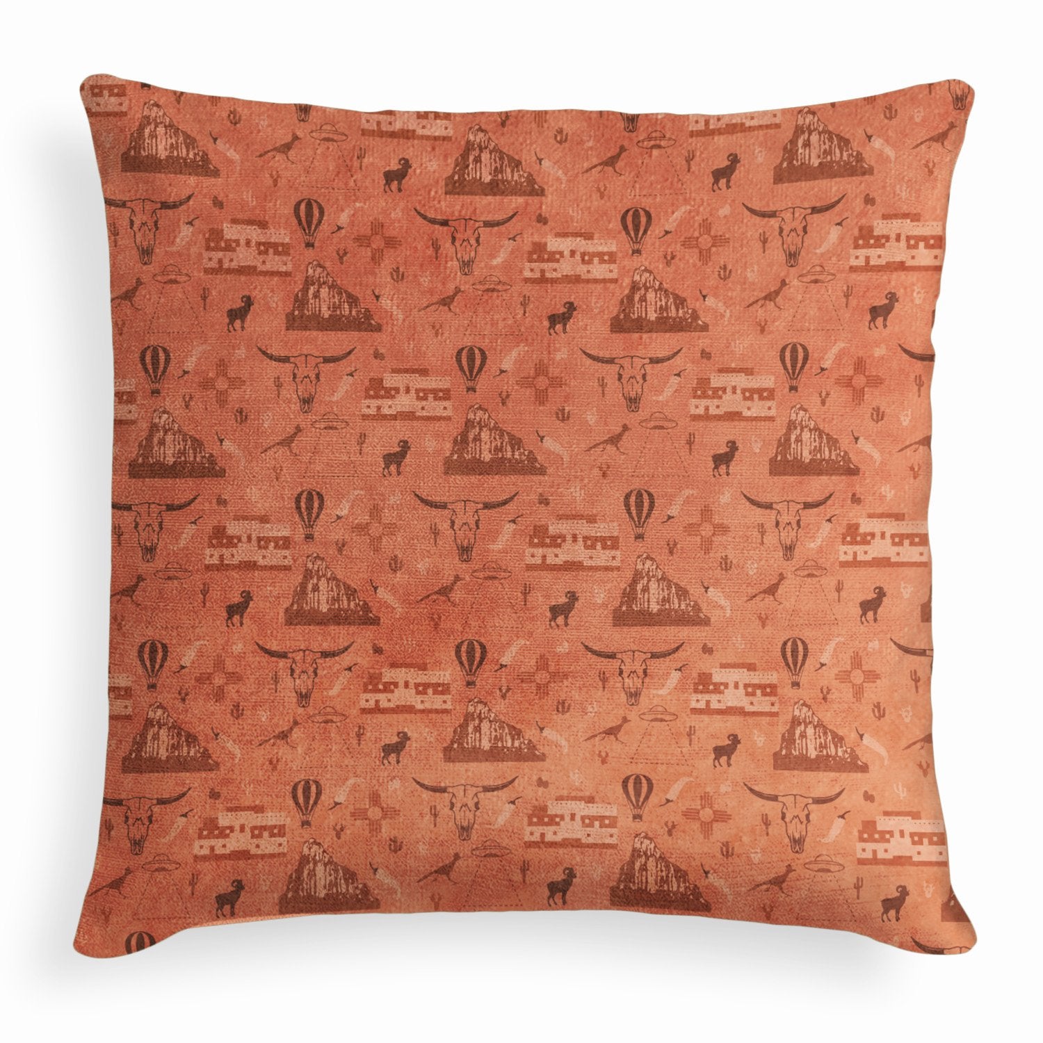 New Mexico Square Pillow -  -  - Knotty Tie Co.