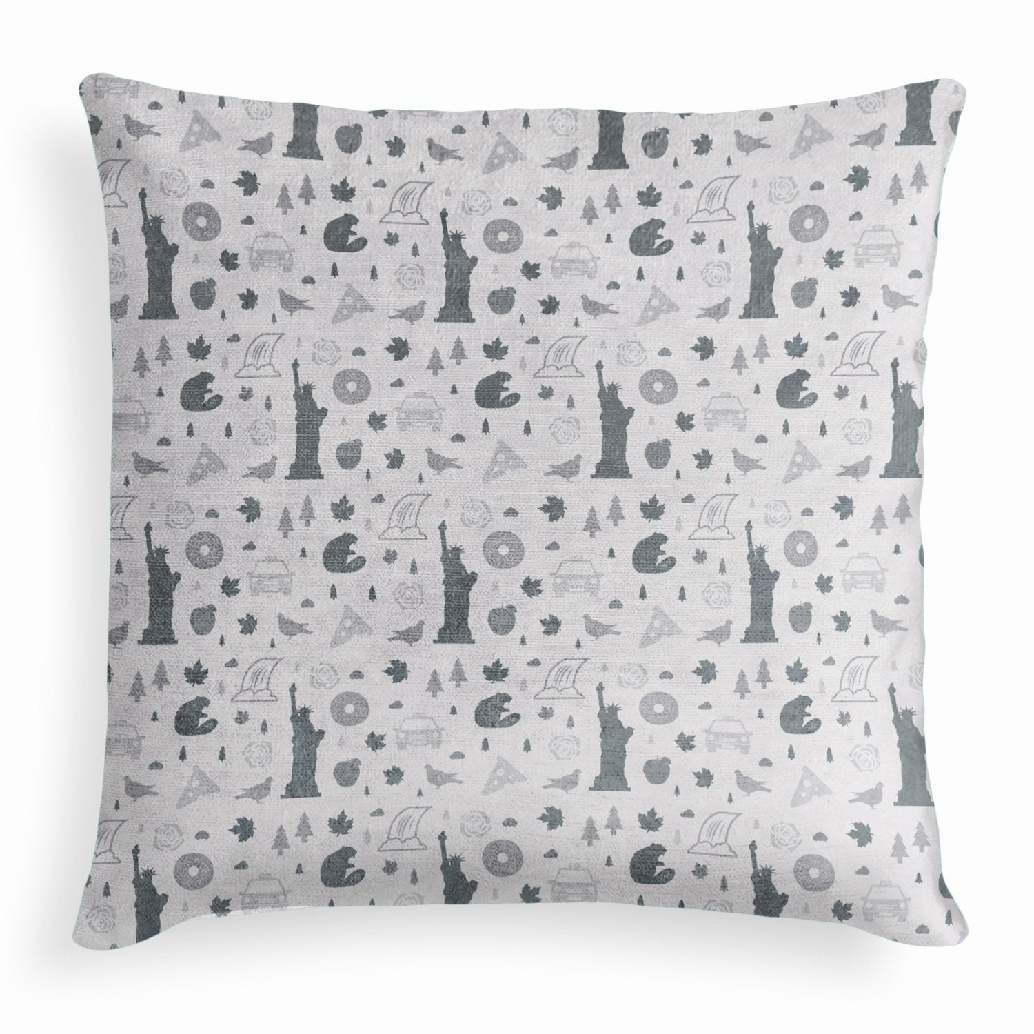 New York Square Pillow -  -  - Knotty Tie Co.