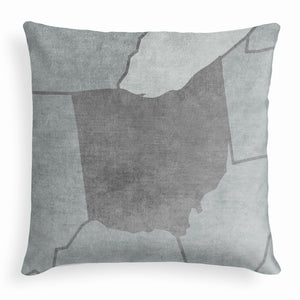 Ohio Square Pillow - Velvet -  - Knotty Tie Co.