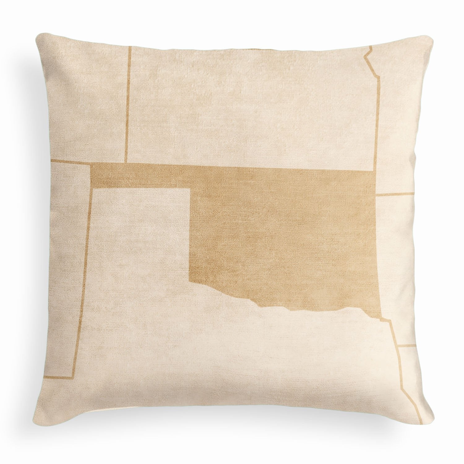 Oklahoma Square Pillow - Velvet -  - Knotty Tie Co.