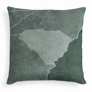 South Carolina Square Pillow - Velvet -  - Knotty Tie Co.