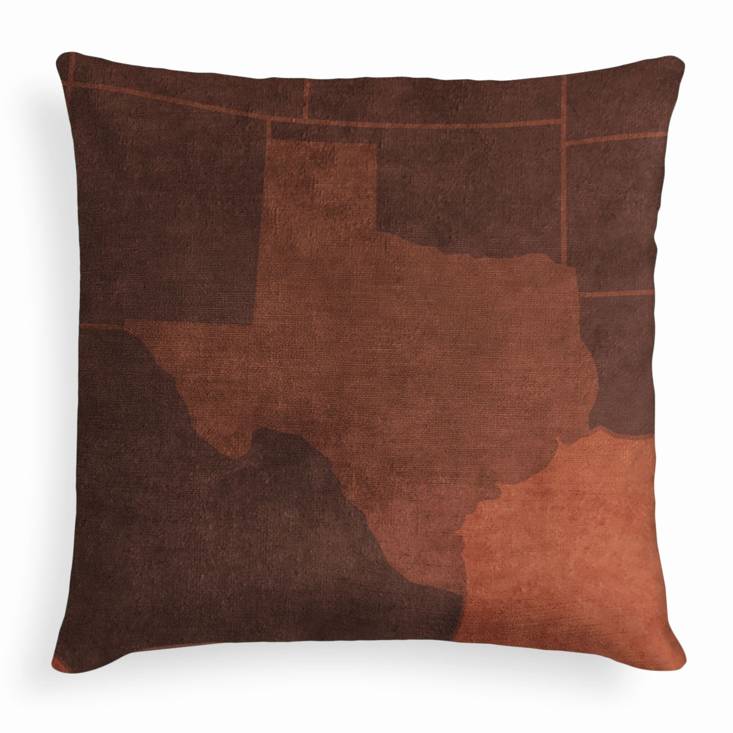 Texas Square Pillow - Velvet -  - Knotty Tie Co.