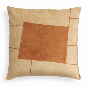 Wyoming Square Pillow - Velvet -  - Knotty Tie Co.