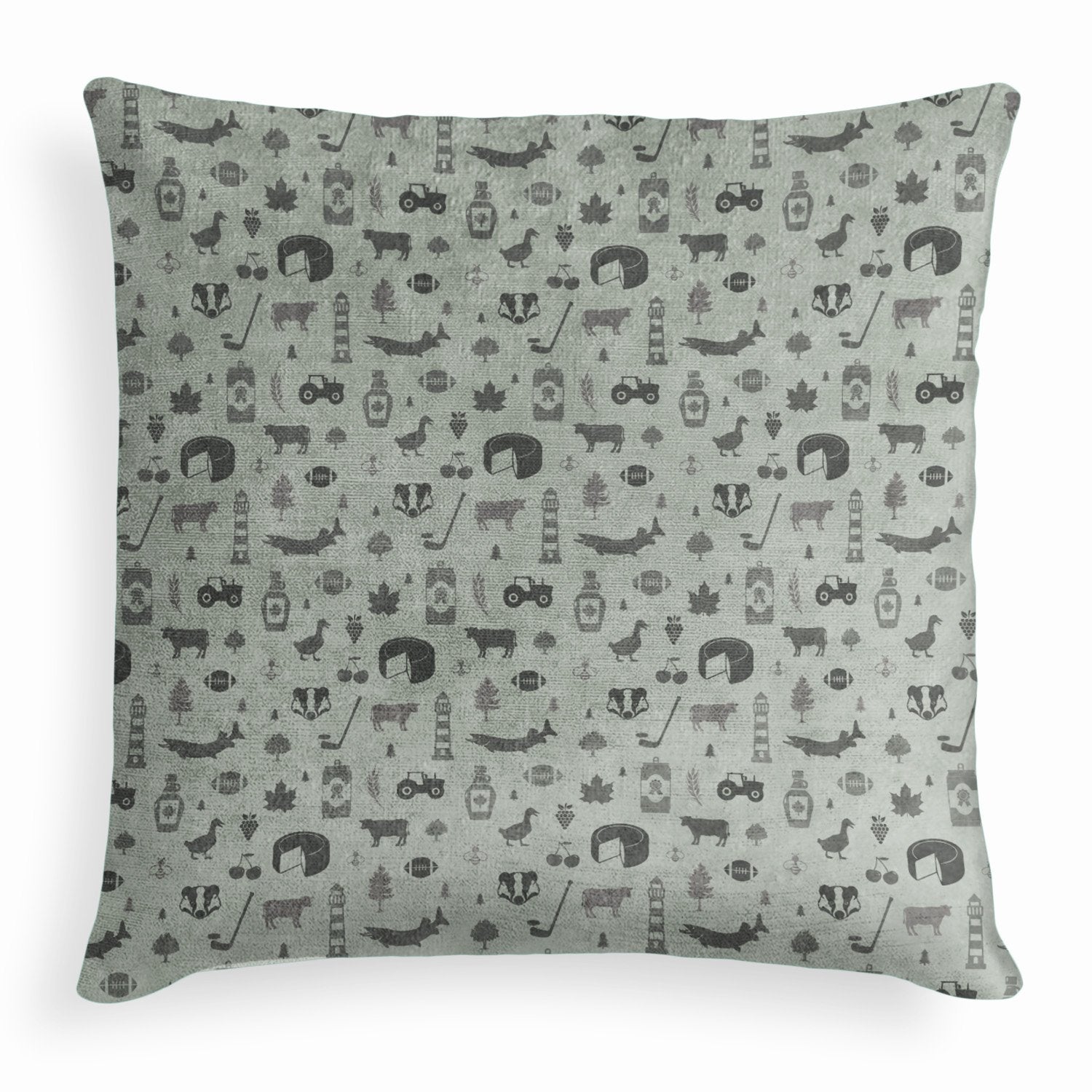 Wisconsin Square Pillow -  -  - Knotty Tie Co.