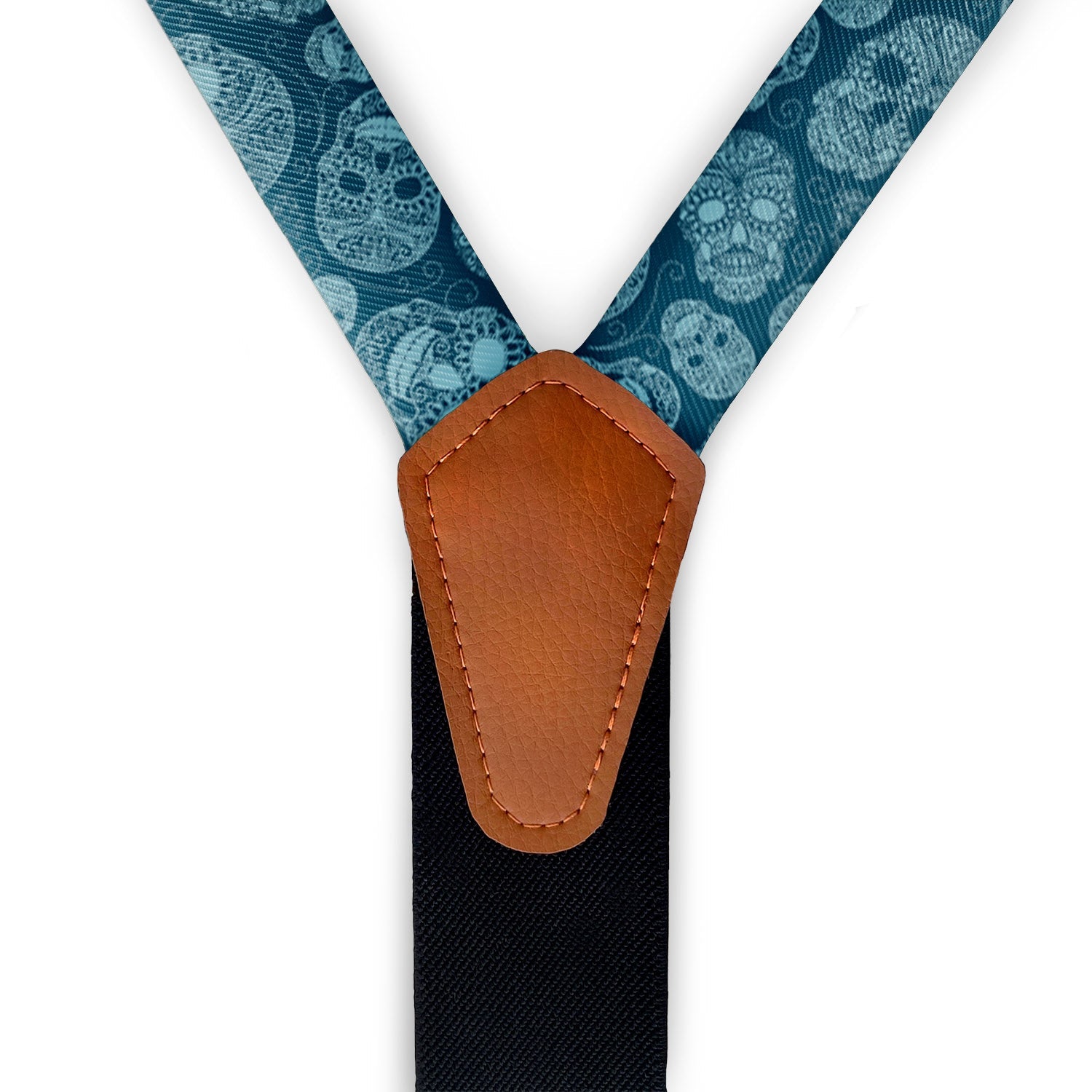 Sugar Skull Suspenders -  -  - Knotty Tie Co.