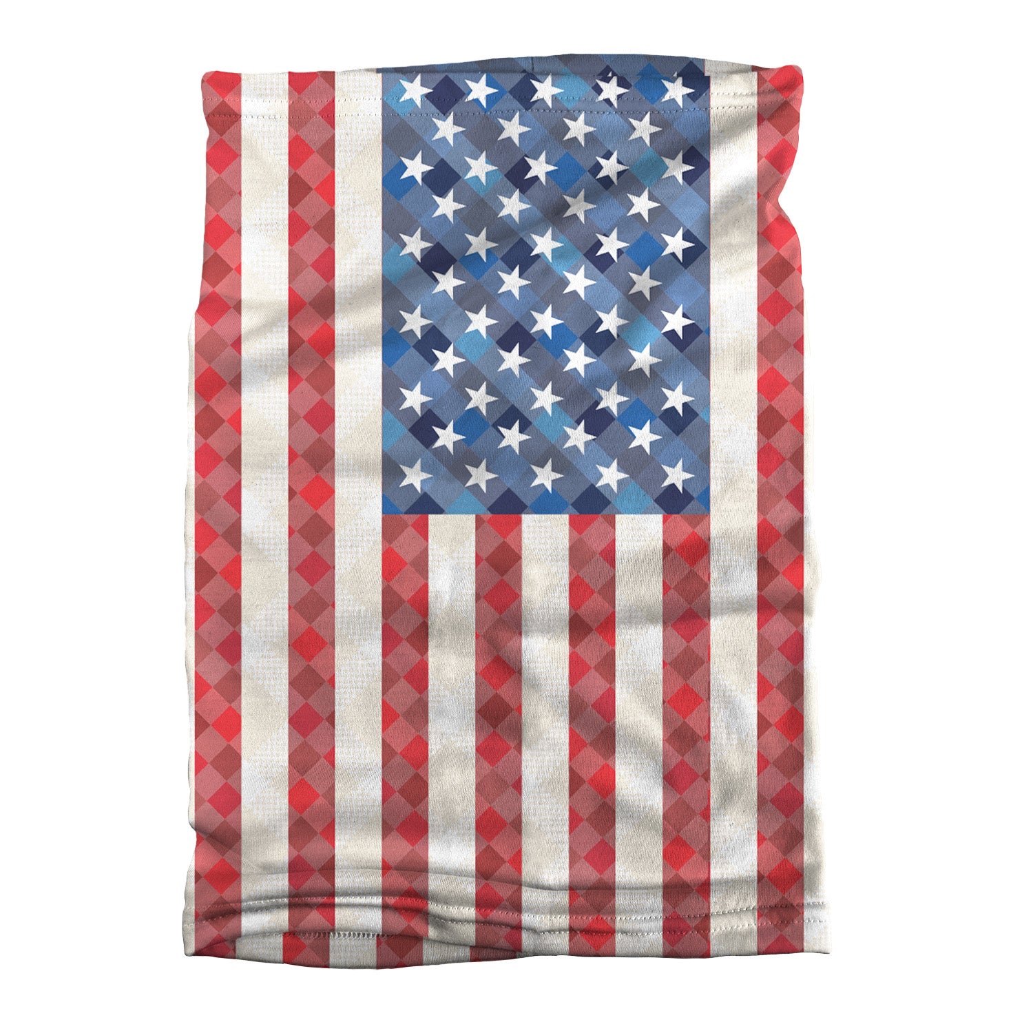 American Flag Neck Gaiter - Flat Table Lay - Knotty Tie Co.