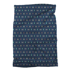 Camping with Friends Neck Gaiter -  -  - Knotty Tie Co.