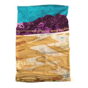Great Sand Dunes National Park Abstract Neck Gaiter -  -  - Knotty Tie Co.