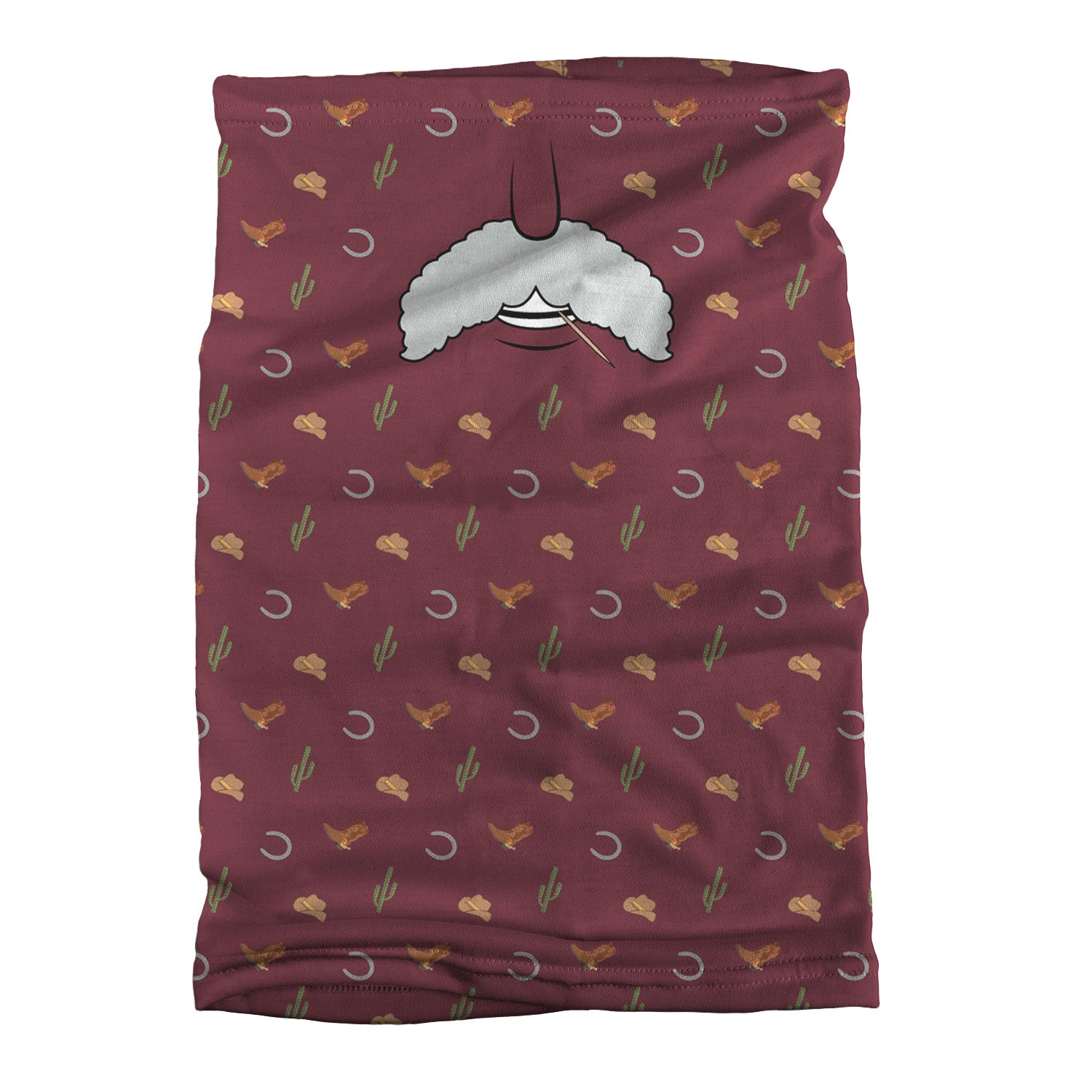 Howdy Partner Neck Gaiter - Flat Table Lay - Knotty Tie Co.