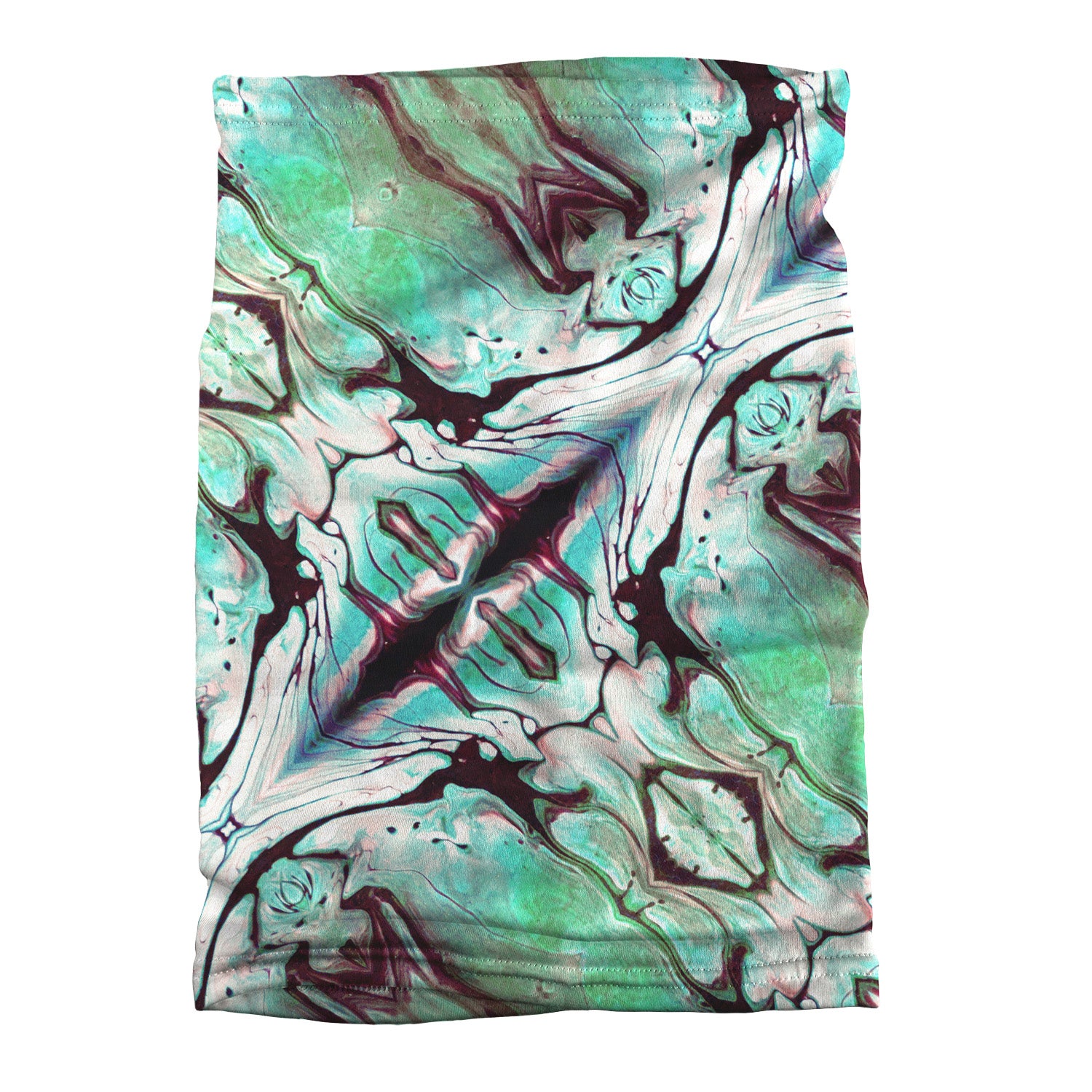 Ink Wash Neck Gaiter - Flat Table Lay - Knotty Tie Co.