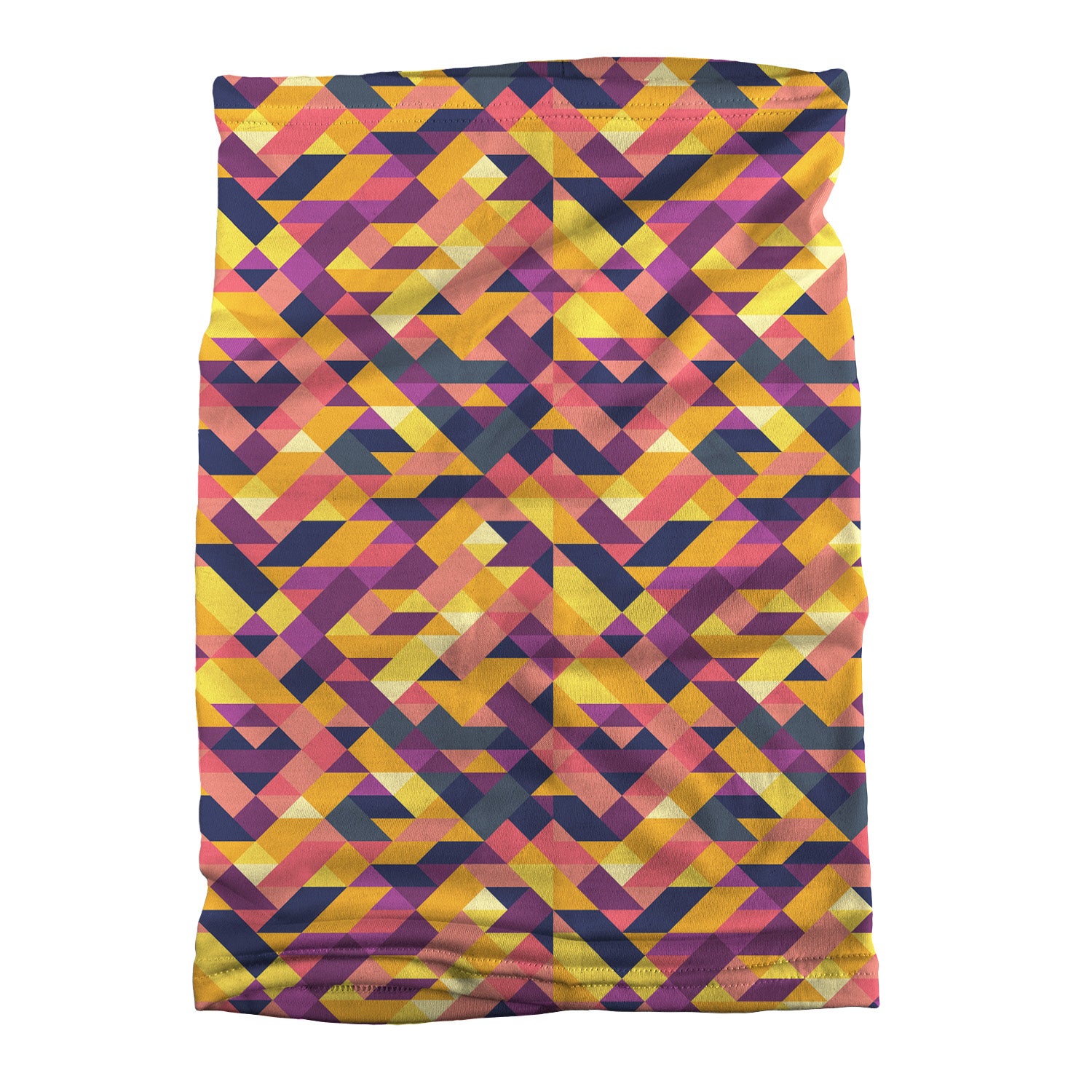Isometric Neck Gaiter - Flat Table Lay - Knotty Tie Co.