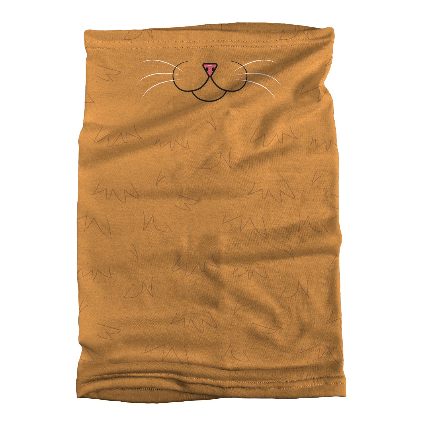 Meow Neck Gaiter - Flat Table Lay - Knotty Tie Co.