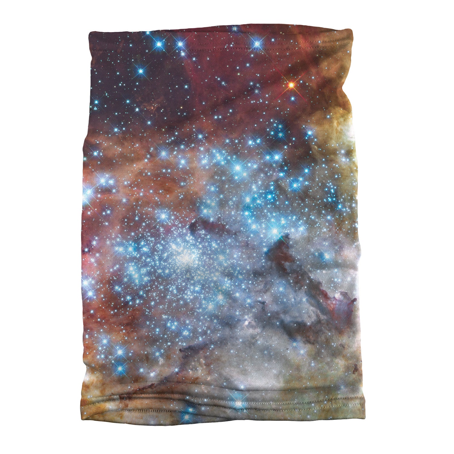 Stars Collide Neck Gaiter - Flat Table Lay - Knotty Tie Co.