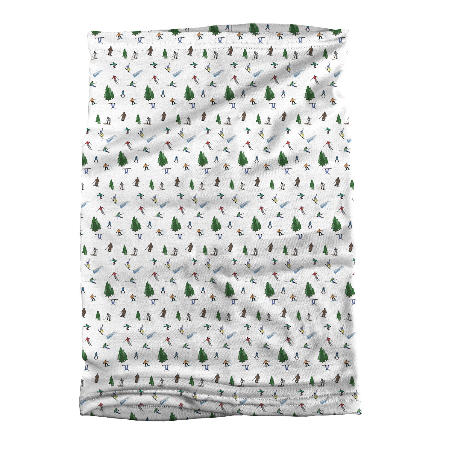The Slopes Neck Gaiter - Flat Table Lay - Knotty Tie Co.