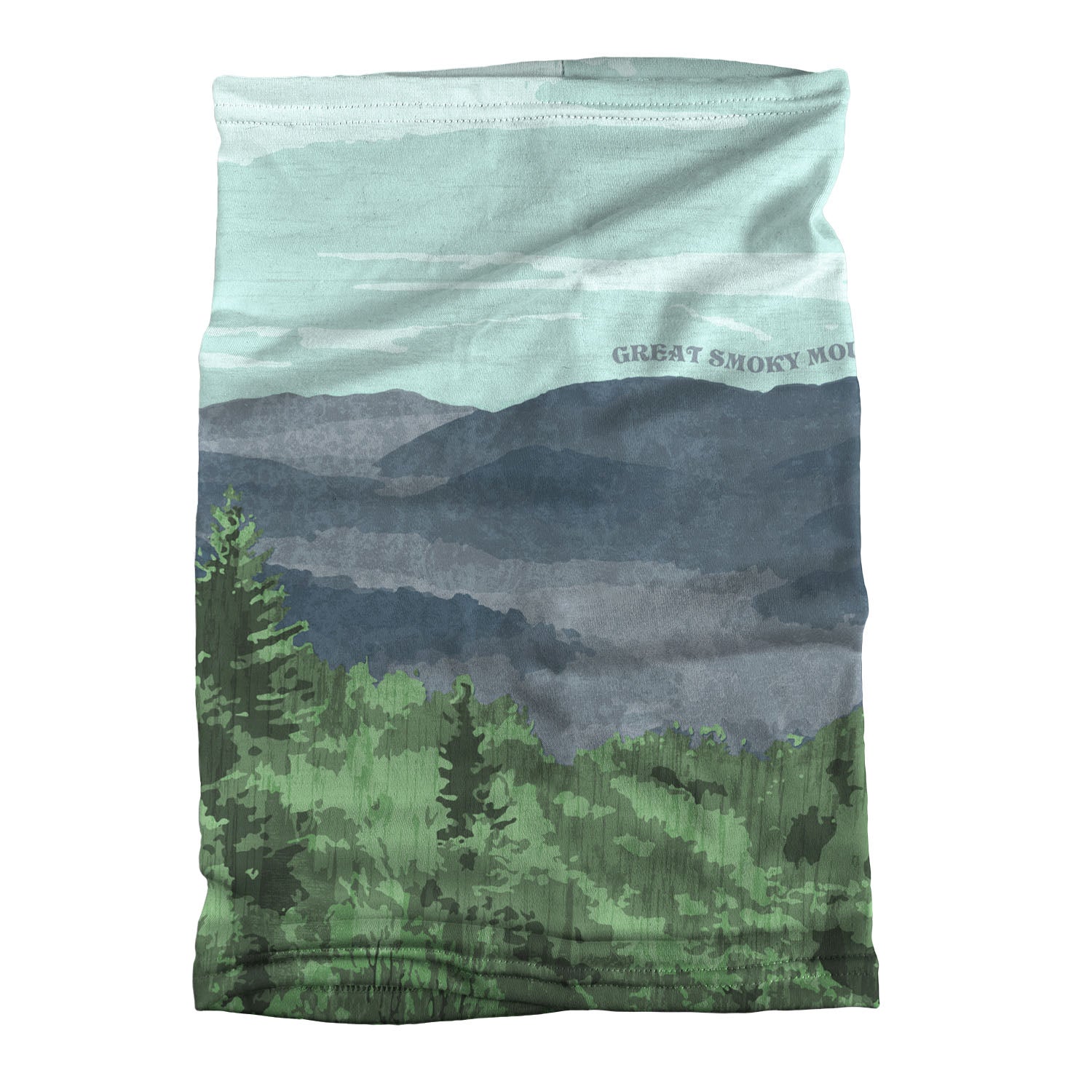 Great Smoky Mountains National Park Abstract Neck Gaiter -  -  - Knotty Tie Co.