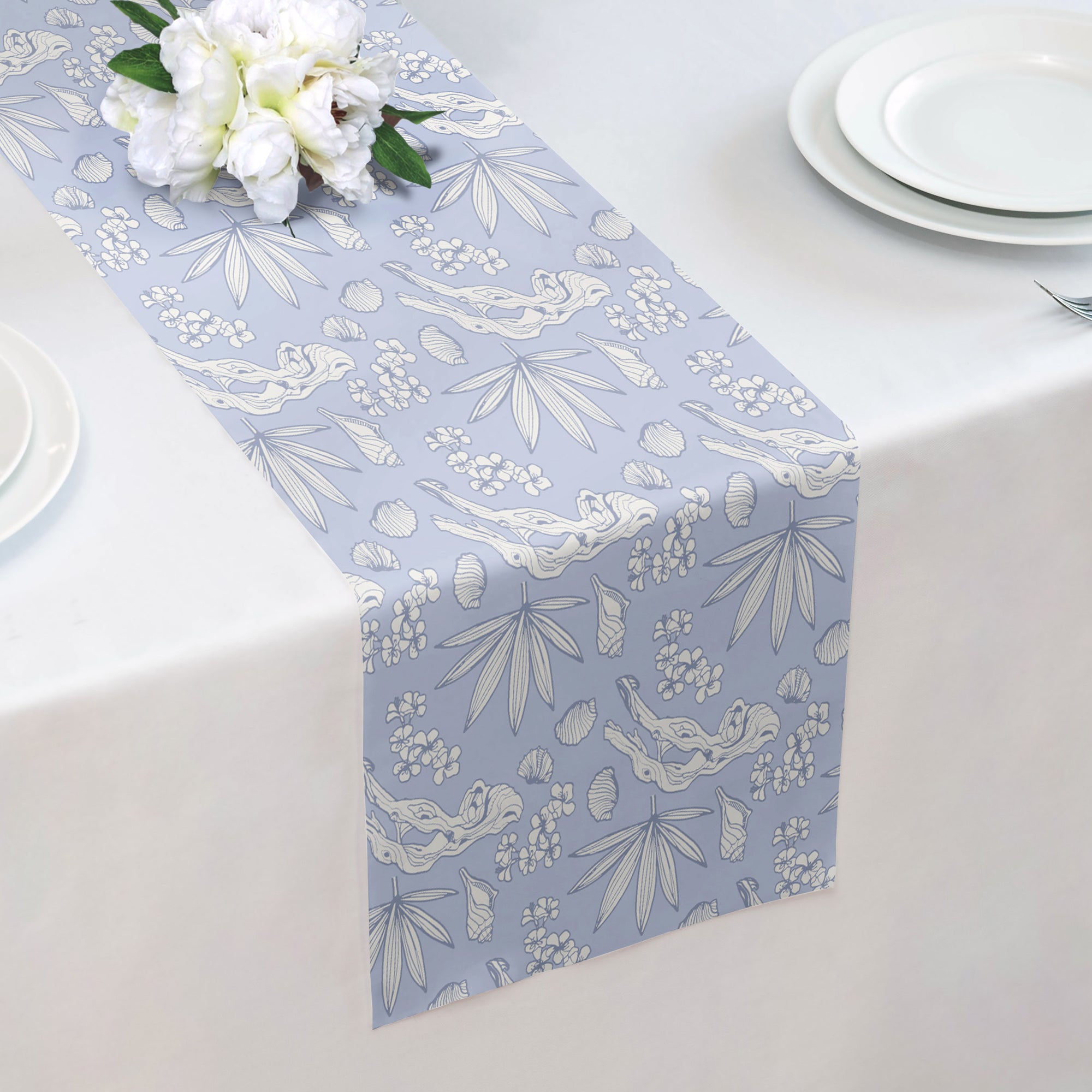 Driftwood Floral Table Runner -  -  - Knotty Tie Co.