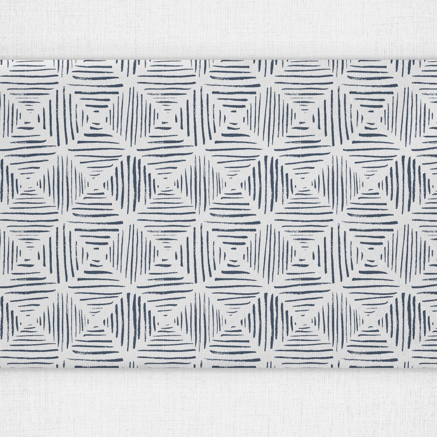 Drawn Geo Table Runner -  -  - Knotty Tie Co.