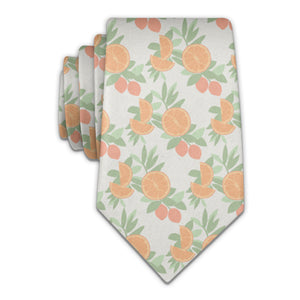 Citrus Blossom Floral Necktie - Knotty 2.75" -  - Knotty Tie Co.