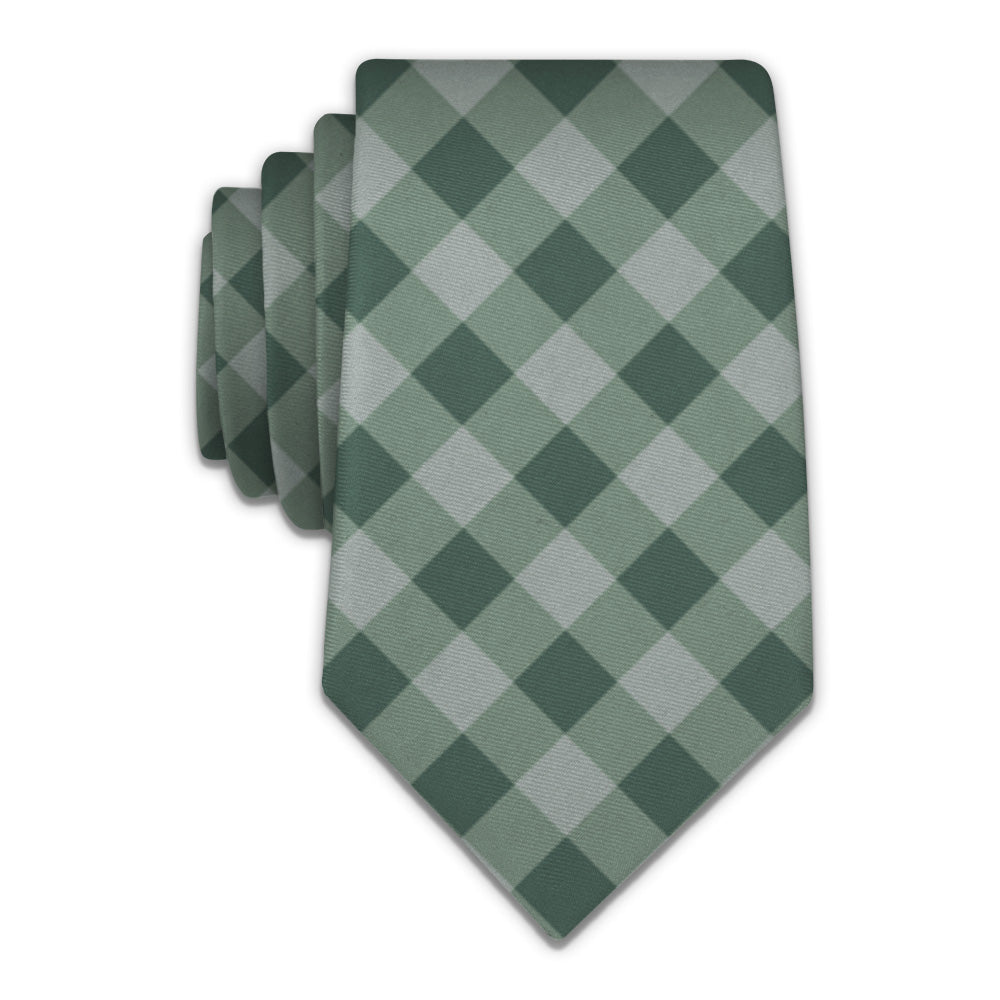 Gingham Plaid Necktie -  -  - Knotty Tie Co.