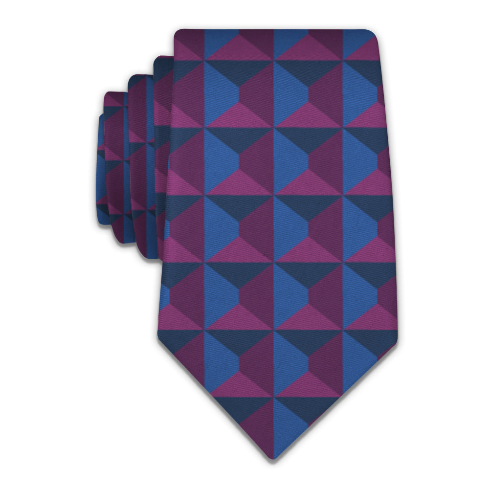 Illusion Geometric Necktie - Knotty 2.75" -  - Knotty Tie Co.