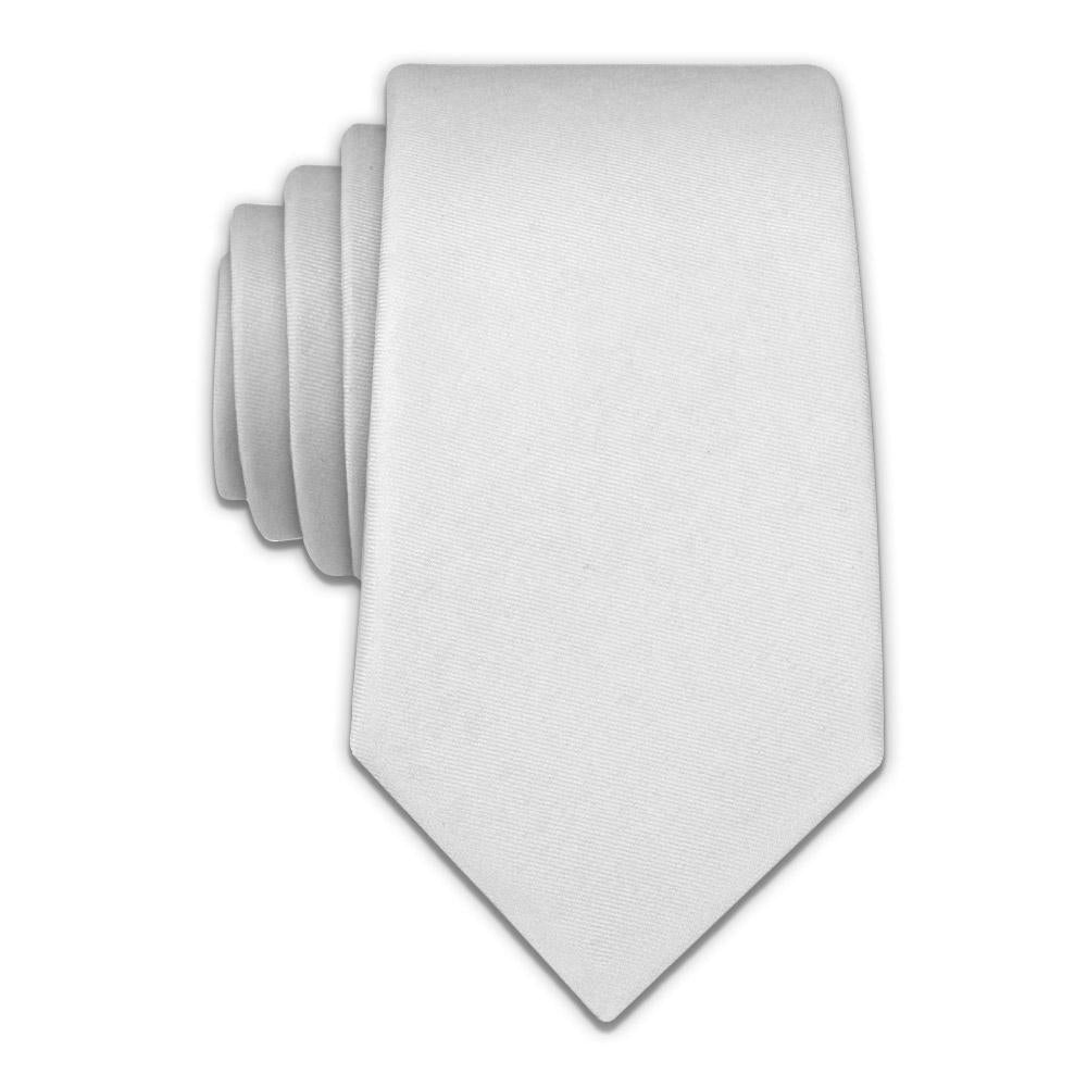 Solid KT White Necktie - Knotty 2.75" -  - Knotty Tie Co.
