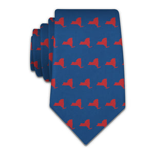 New York State Outline Necktie -  -  - Knotty Tie Co.
