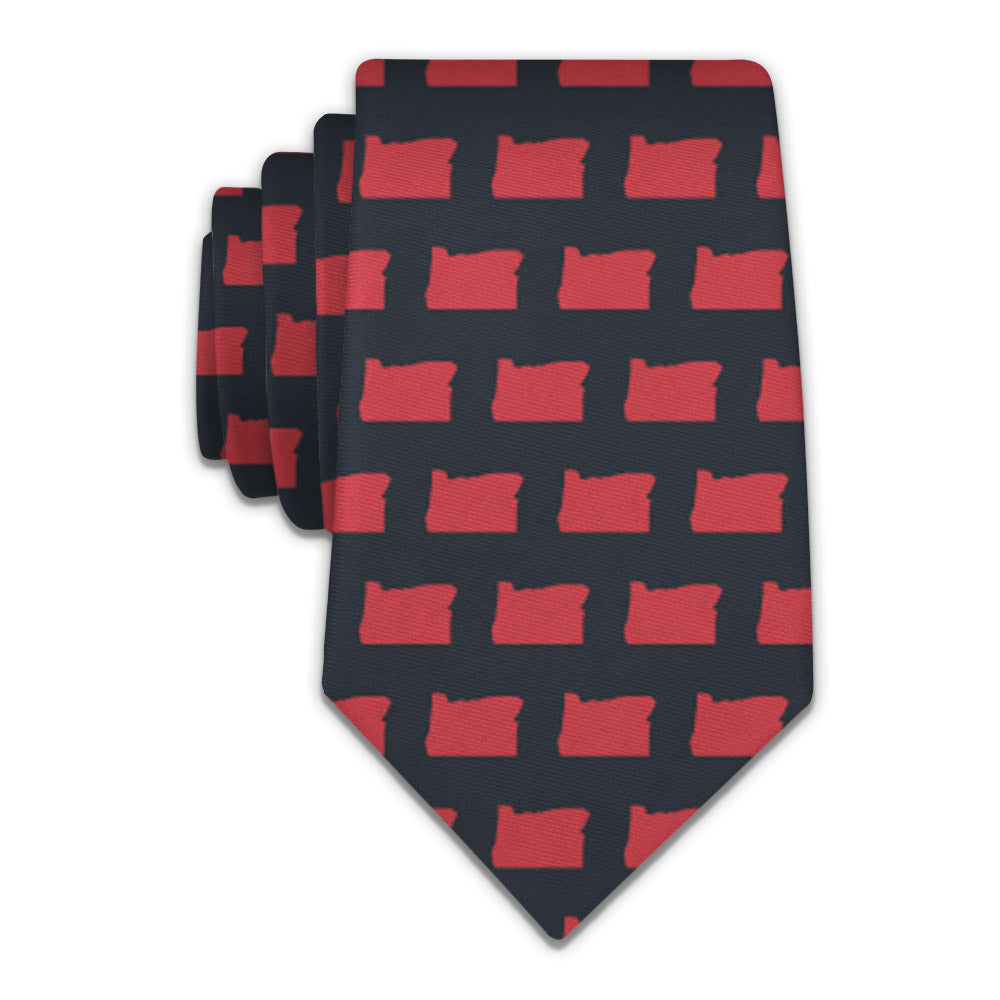 Oregon State Outline Necktie -  -  - Knotty Tie Co.
