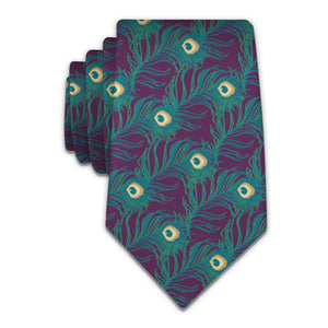 Peacock Feathers Necktie - Knotty 2.75" -  - Knotty Tie Co.