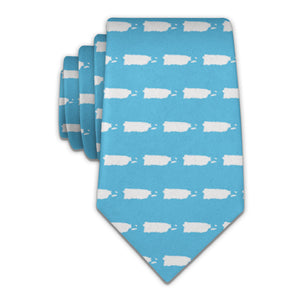 Puerto Rico Outline Necktie - Knotty 2.75" -  - Knotty Tie Co.