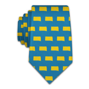 South Dakota State Outline Necktie -  -  - Knotty Tie Co.