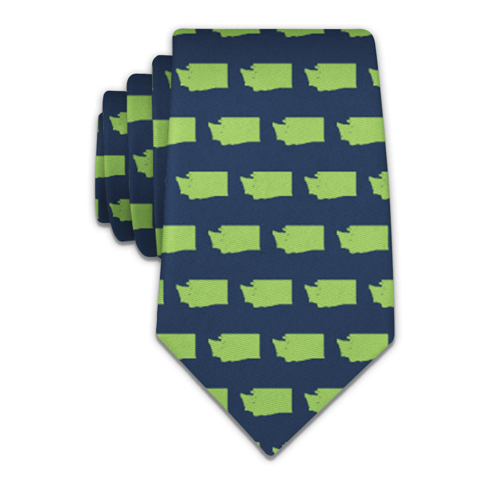 Washington State Outline Necktie -  -  - Knotty Tie Co.