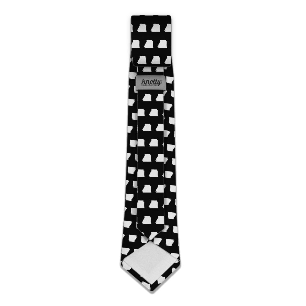 Arkansas State Outline Necktie -  -  - Knotty Tie Co.