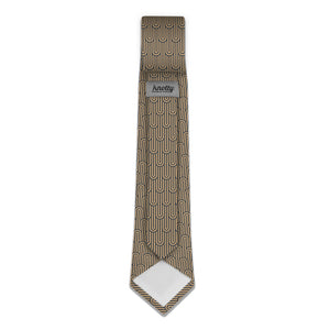 Deco Curves Necktie -  -  - Knotty Tie Co.